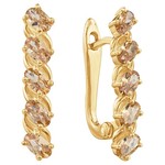 Женские Серьги Серебро Камень искусственный Нанокристалл