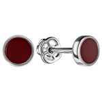 Женские Серьги Серебро Эмаль холодная