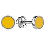 Женские Серьги Серебро Эмаль холодная