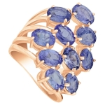 Женские Кольца Серебро Камень натуральный Танзанит