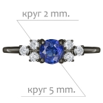Женские Кольца Серебро Камень натуральный Кианит