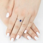 Женские Кольца Серебро Камень натуральный Кианит