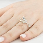Женские Кольца Серебро Камень натуральный Фианит