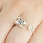 Женские Кольца Серебро Камень натуральный Фианит
