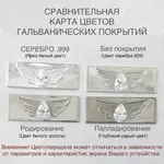 Женские Кольца Серебро Камень натуральный Фианит