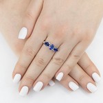 Женские Кольца Серебро Камень натуральный Кианит