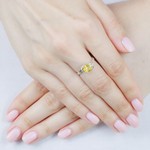 Женские Кольца Серебро Камень искусственный Нанокристалл