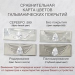 Женские Кольца Серебро Камень натуральный Турмалин
