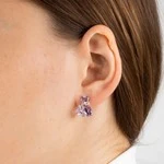 Женские Серьги Серебро Камень натуральный Аметист