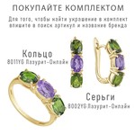 Женские Серьги Серебро Камень натуральный Аметист