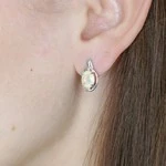 Женские Серьги Серебро Камень натуральный Опал