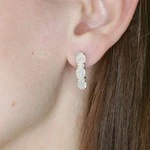 Женские Серьги Серебро Камень натуральный Опал