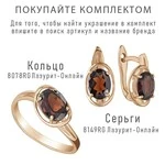 Женские Серьги Серебро Камень натуральный Гранат