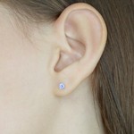 Женские Серьги Серебро Камень натуральный Танзанит