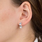 Женские Серьги Серебро Камень натуральный Топаз