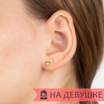 Женские Серьги Серебро Камень искусственный Нанокристалл