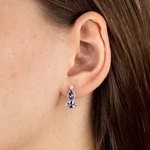 Женские Серьги Серебро Камень натуральный Танзанит