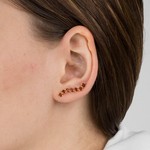 Женские Серьги Серебро Камень натуральный Цитрин
