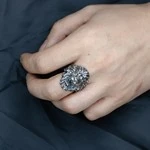 Мужские Кольца Серебро Без вставок