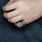Мужские Кольца Серебро Без вставок
