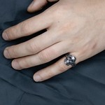 Мужские Кольца Серебро Без вставок
