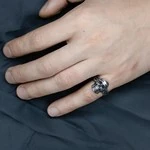 Мужские Кольца Серебро Без вставок