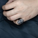 Мужские Кольца Серебро Без вставок