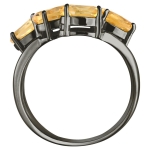 Женские Кольца Серебро Камень натуральный Цитрин