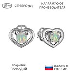 Женские Серьги Серебро Камень натуральный Опал