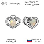 Женские Серьги Серебро Камень натуральный Опал