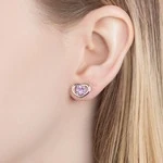 Женские Серьги Серебро Камень натуральный Аметист