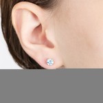 Женские Серьги Серебро Камень натуральный Топаз