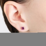 Женские Серьги Серебро Камень натуральный Турмалин