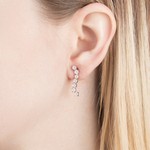 Женские Серьги Серебро Камень натуральный