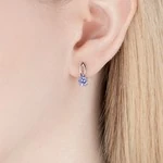 Женские Серьги Серебро Камень натуральный Танзанит