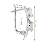 Женские Серьги Серебро Камень натуральный Опал