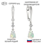 Женские Серьги Серебро Камень натуральный Опал