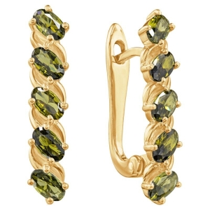 Женские Серьги Серебро Камень искусственный Нанокристалл