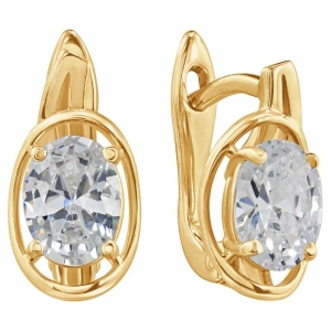 Женские Серьги Серебро Камень искусственный Нанокристалл