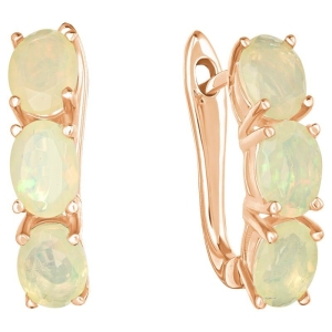 Женские Серьги Серебро Камень натуральный Опал