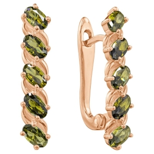 Женские Серьги Серебро Камень искусственный Нанокристалл