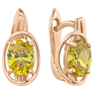 Женские Серьги Серебро Камень искусственный Нанокристалл