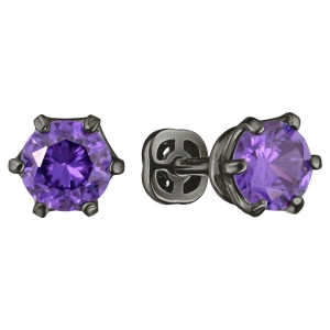 Женские Серьги Серебро Камень искусственный Нанокристалл