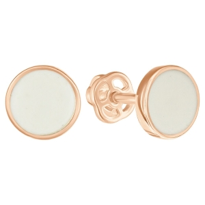 Женские Серьги Серебро Эмаль холодная