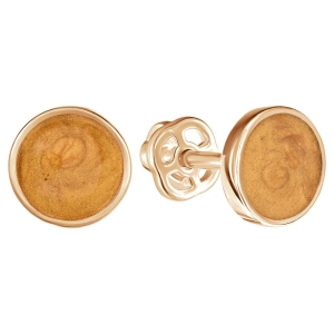 Женские Серьги Серебро Эмаль холодная Розовый кварц