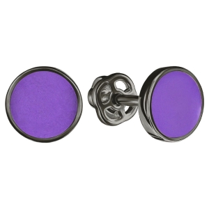 Женские Серьги Серебро Эмаль холодная