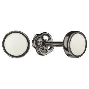 Женские Серьги Серебро Эмаль холодная