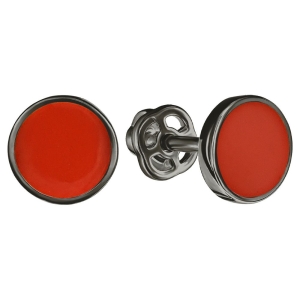 Женские Серьги Серебро Эмаль холодная