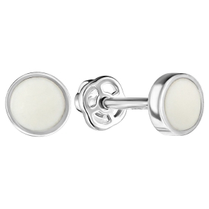 Женские Серьги Серебро Эмаль холодная