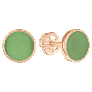 Женские Серьги Серебро Эмаль холодная